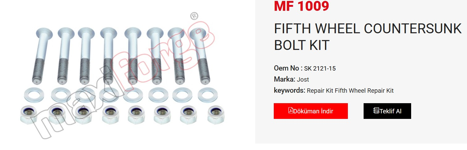 M 16 X 110 HAVSA BAS CIVATA KUMPAS